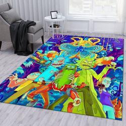 Rick And Morty 129 Area Rug Living Room And Bed Room Rug Rug Regtangle Carpet Floor Decor Home Decor