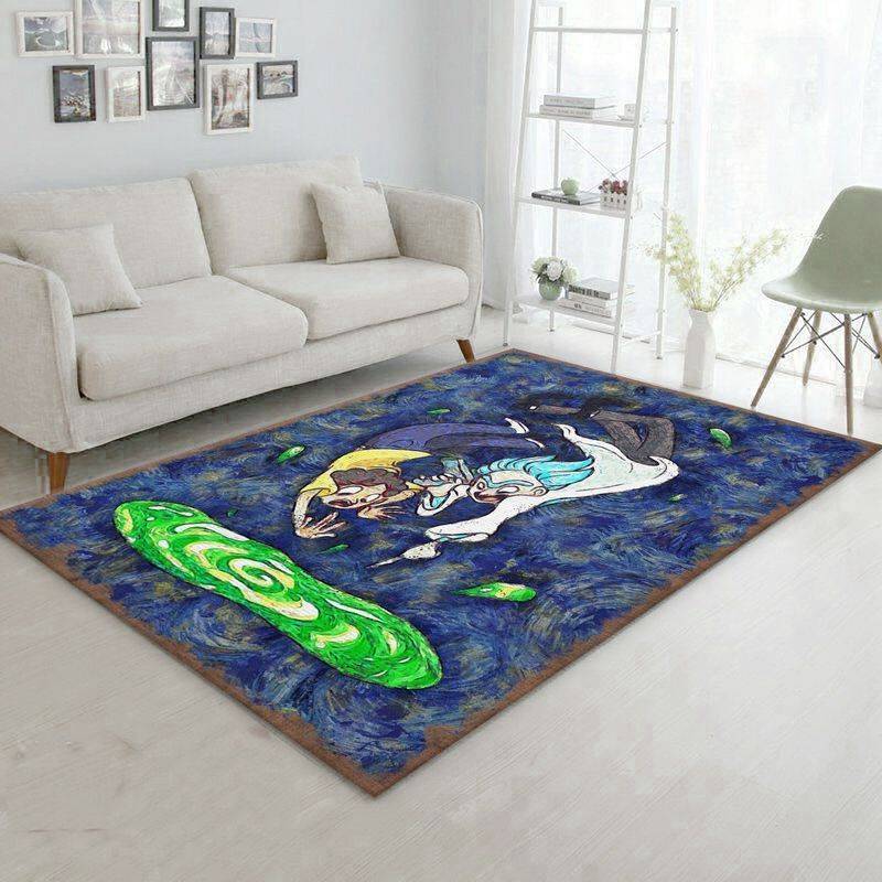 Rick And Morty 135 Area Rug Living Room And Bed Room Rug Rug Regtangle Carpet Floor Decor Home Decor