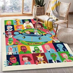 Rick And Morty 138 Area Rug Living Room And Bed Room Rug Rug Regtangle Carpet Floor Decor Home Decor