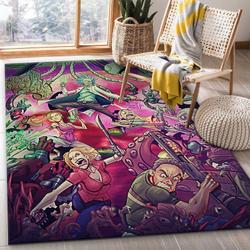 Rick And Morty 143 Area Rug Living Room And Bed Room Rug Rug Regtangle Carpet Floor Decor Home Decor