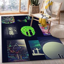 Rick And Morty 25 Area Rug Living Room And Bed Room Rug Rug Regtangle Carpet Floor Decor Home Decor