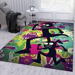 Rick And Morty 32 Area Rug Living Room And Bed Room Rug Rug Regtangle Carpet Floor Decor Home Decor