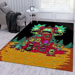 Rick And Morty 33 Area Rug Living Room And Bed Room Rug Rug Regtangle Carpet Floor Decor Home Decor