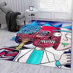 Rick And Morty 36 Area Rug Living Room And Bed Room Rug Rug Regtangle Carpet Floor Decor Home Decor