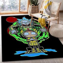Rick And Morty 38 Area Rug Living Room And Bed Room Rug Rug Regtangle Carpet Floor Decor Home Decor