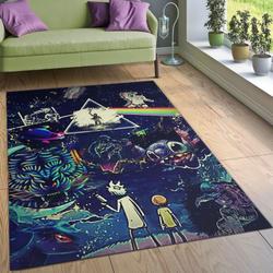 Rick And Morty 40 Area Rug Living Room And Bed Room Rug Rug Regtangle Carpet Floor Decor Home Decor