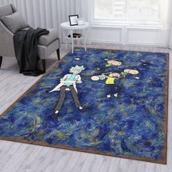 Rick And Morty 43 Area Rug Living Room And Bed Room Rug Rug Regtangle Carpet Floor Decor Home Decor
