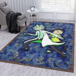 Rick And Morty 49 Area Rug Living Room And Bed Room Rug Rug Regtangle Carpet Floor Decor Home Decor