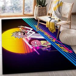 Rick And Morty 59 Area Rug Living Room And Bed Room Rug Rug Regtangle Carpet Floor Decor Home Decor