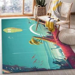 Rick And Morty 66 Area Rug Living Room And Bed Room Rug Rug Regtangle Carpet Floor Decor Home Decor