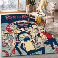 Rick And Morty 7 Area Rug Living Room And Bed Room Rug Rug Regtangle Carpet Floor Decor Home Decor