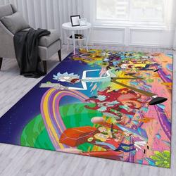 Rick And Morty 70 Area Rug Living Room And Bed Room Rug Rug Regtangle Carpet Floor Decor Home Decor