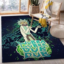 Rick And Morty 77 Area Rug Living Room And Bed Room Rug Rug Regtangle Carpet Floor Decor Home Decor