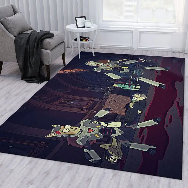 Rick And Morty 83 Area Rug Living Room And Bed Room Rug Rug Regtangle Carpet Floor Decor Home Decor