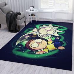 Rick And Morty 88 Area Rug Living Room And Bed Room Rug Rug Regtangle Carpet Floor Decor Home Decor