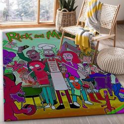 Rick And Morty 92 Area Rug Living Room And Bed Room Rug Rug Regtangle Carpet Floor Decor Home Decor