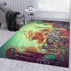 Rick And Morty 93 Area Rug Living Room And Bed Room Rug Rug Regtangle Carpet Floor Decor Home Decor
