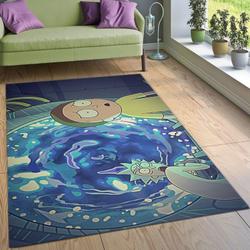 Rick And Morty 97 Area Rug Living Room And Bed Room Rug Rug Regtangle Carpet Floor Decor Home Decor