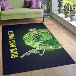 Rick And Morty 98 Area Rug Living Room And Bed Room Rug Rug Regtangle Carpet Floor Decor Home Decor
