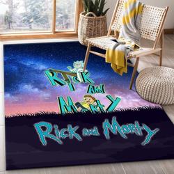 Rick And Morty 99 Area Rug Living Room And Bed Room Rug Rug Regtangle Carpet Floor Decor Home Decor