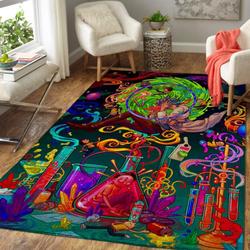 Rick And Morty Area Rug Living Room Rug Home Decor Chaos Colorful Movie Ofd 1910122