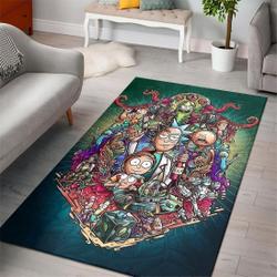 Rick And Morty Cartoon Movies Area Rugs Living Room Carpet Rug Regtangle Carpet Floor Decor Home Decor V11176