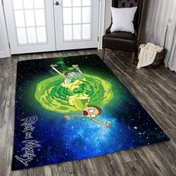 Rick And Morty Dimension Nice Gift Area Rug Living Room Rug Home Decor