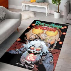 Rick And Morty Dungeons And Dragons Cartoon Movies Area Rugs Living Room Carpet Rug Regtangle Carpet Floor Decor Home Decor V17244