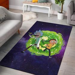 Rick And Morty Galaxy Area Rug Living Room Rug Home Decor Carpet