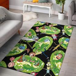 Rick And Morty Hd Pattern Area Rug Living Room Rug Home Decor Carpet