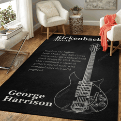 Rickenbecker 360 Retro Music Artwork Art For Fans Area Rug Living Room Carpet Rug Regtangle Carpet Floor Decor Home Decor