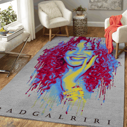 Rihanna Music Art For Fans Area Rug Living Room Carpet Rug Regtangle Carpet Floor Decor Home Decor