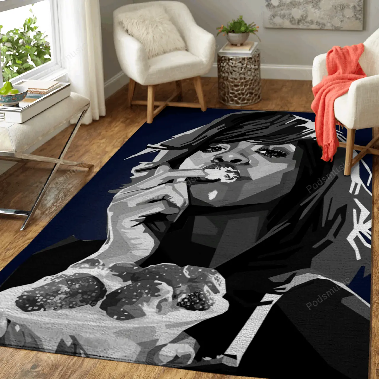 Rihanna Pop Pop Music Art For Fans Area Rug Living Room Carpet Rug Regtangle Carpet Floor Decor Home Decor
