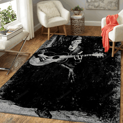 Robert Johnson Music Monochrome Art For Fans Area Rug Living Room Carpet Rug Regtangle Carpet Floor Decor Home Decor