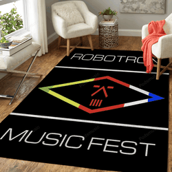 Robotron Music Fest Cd Covers Art For Fans Area Rug Living Room Carpet Rug Regtangle Carpet Floor Decor Home Decor