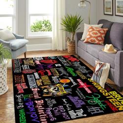 Rock Bands Area Rug Music Ofd 191216 Area Rug Living Room Carpet Rug Regtangle Carpet Floor Decor Home Decor