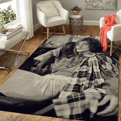 Rod Stewart 1 Music Artist Art For Fans Area Rug Living Room Carpet Rug Regtangle Carpet Floor Decor Home Decor
