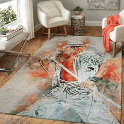 Rod Stewart Music World Art For Fans Area Rug Living Room Carpet Rug Regtangle Carpet Floor Decor Home Decor