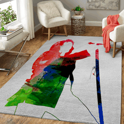 Rod Watercolor Music Legends Art For Fans Area Rug Living Room Carpet Rug Regtangle Carpet Floor Decor Home Decor