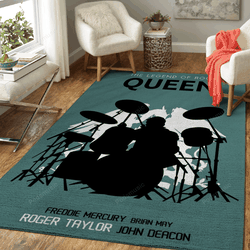 Roger Taylor Artwork Music Art For Fans Area Rug Living Room Carpet Rug Regtangle Carpet Floor Decor Home Decor