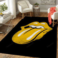 Rolling Stone Music Artwork Art For Fans Area Rug Living Room Carpet Rug Regtangle Carpet Floor Decor Home Decor