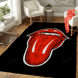Rolling Stones Engraving Music Art For Fans Area Rug Living Room Carpet Rug Regtangle Carpet Floor Decor Home Decor