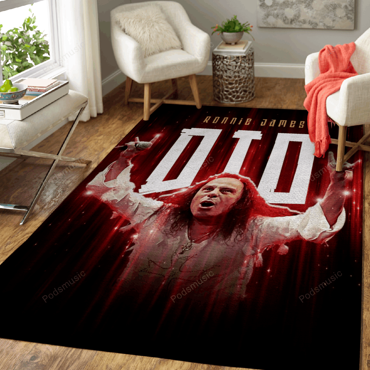 Ronnie James Dio Music Parade Art For Fans Area Rug Living Room Carpet Rug Regtangle Carpet Floor Decor Home Decor