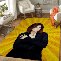 Rosanne Cash Country Music Popart For Fans Area Rug Living Room Carpet Rug Regtangle Carpet Floor Decor Home Decor