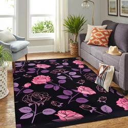 Rose Carpet Floor Area Rug Living Room Rug Home Decorhome Decorbedroom Living Room Decor