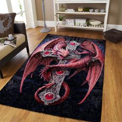 Rug Guitar Bl1009035R Rug Living Room Area Rug Home Decor