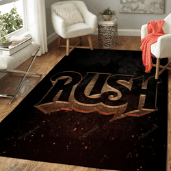Rush Sign Music Symbols Art For Fans Area Rug Living Room Carpet Rug Regtangle Carpet Floor Decor Home Decor
