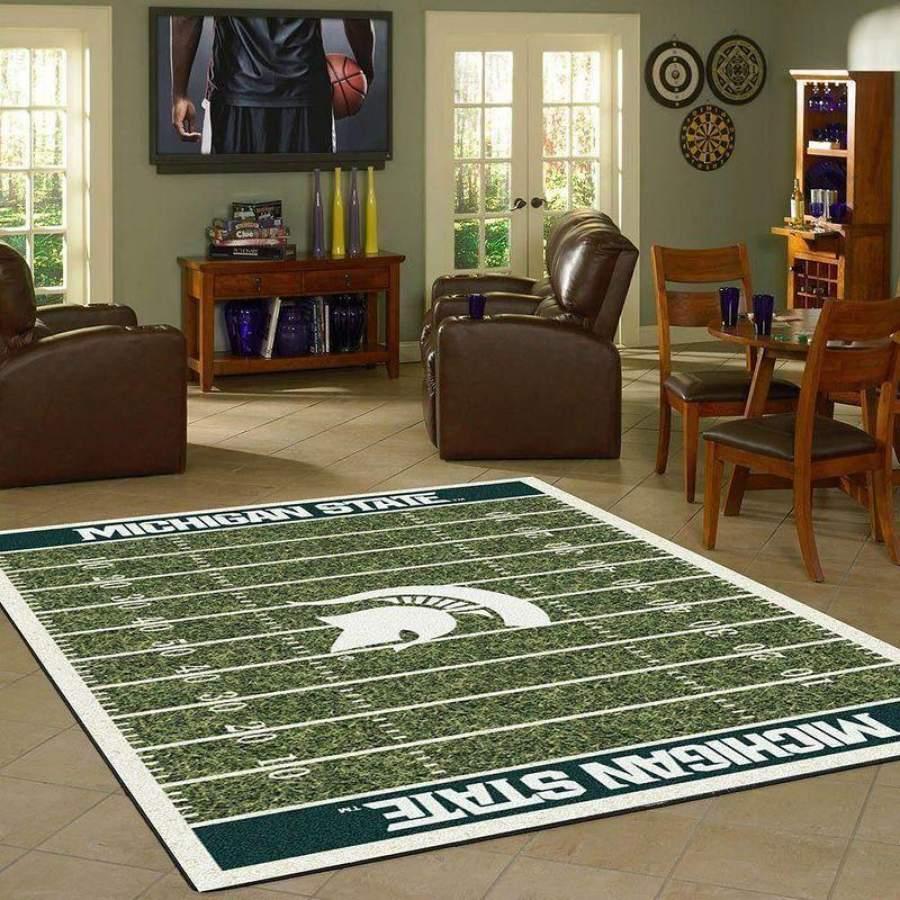 NCAA Michigan State Spartans Home Decor Team Logo Carpet Rug Living Room 200327