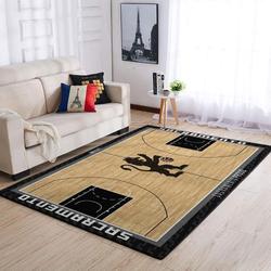 Sacramento Kings Area Rug Living Room Rug Home Decor NBA Team Logo V6638