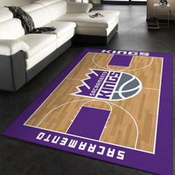 Sacramento Kings Nba 5 Area Rug Living Room Bedroom Rug Rug Regtangle Carpet